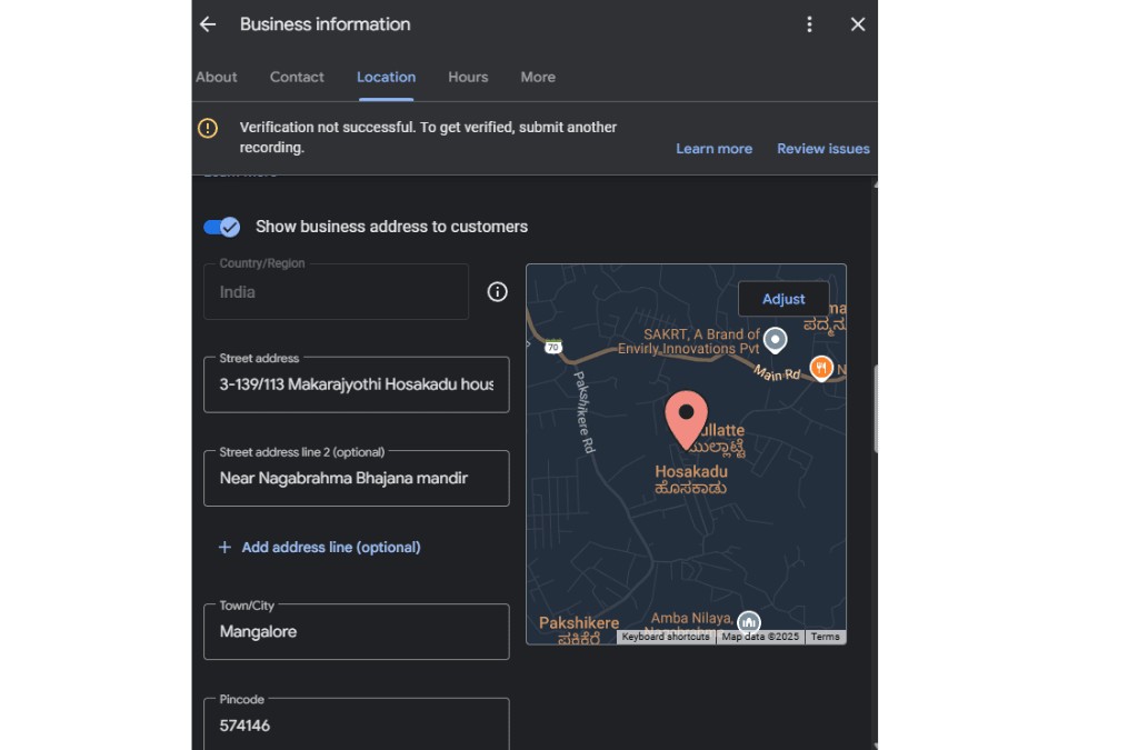 Step 5: Pin Your Location on the Map