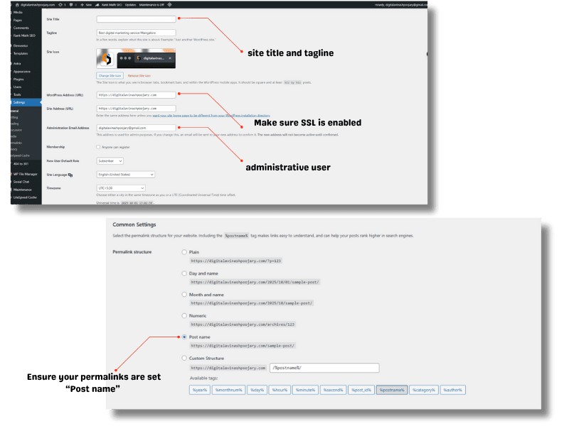 Step 2: Installing WordPress